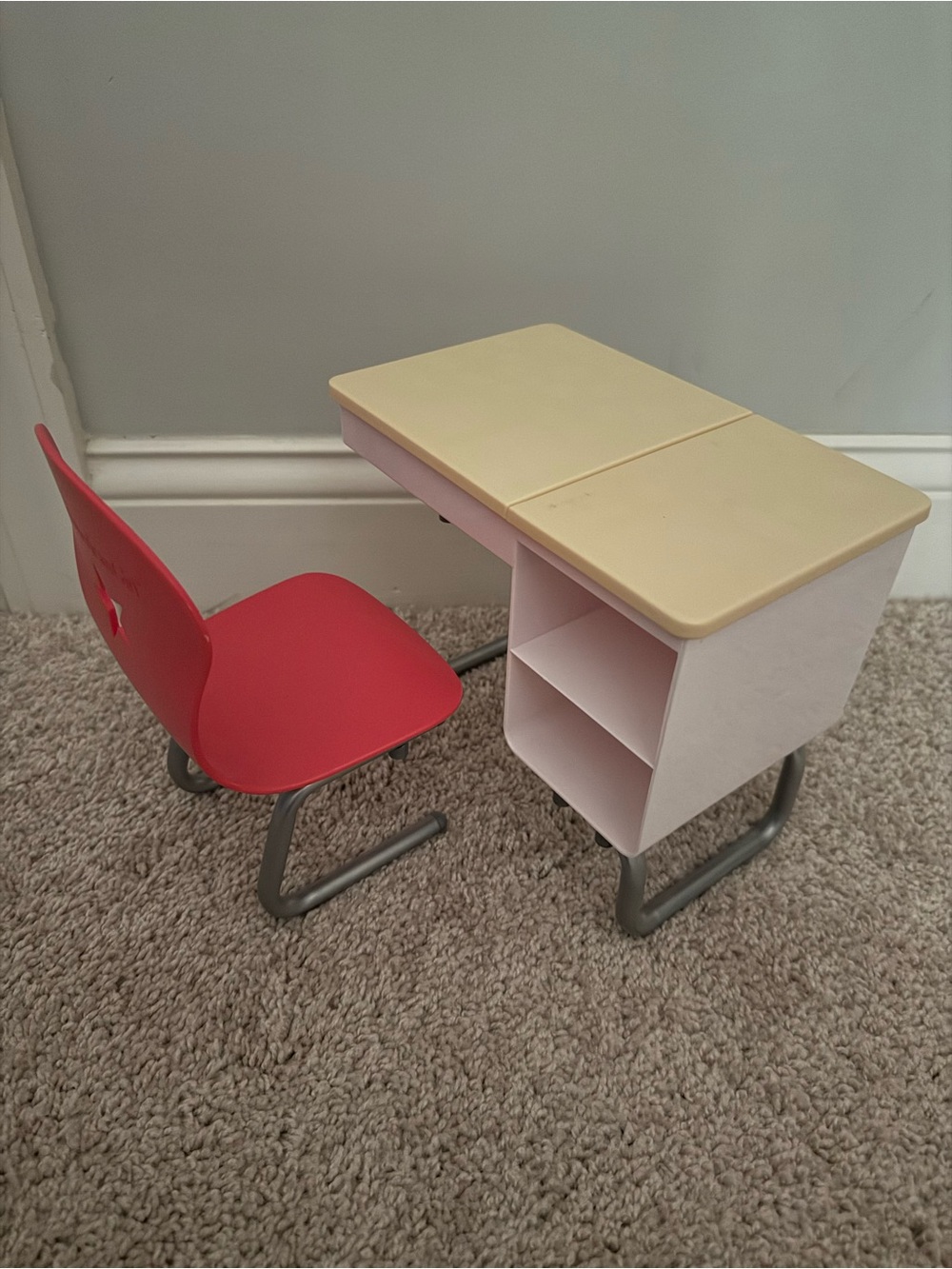 American Girl Doll School Desk and Accessories